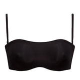 Fascia non imbottita con ferretto invisibile e spalline removibili - NERO - 1340
