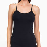 Canotta con spallina sottile - NERO - 1430