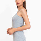Canotta con spallina sottile - GRIGIO MELANGE - 1430