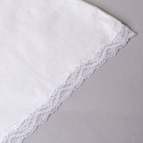 Canotta con spallina sottile e pizzo - BIANCO - 1432