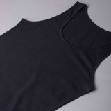 Canotta spalla larga, scollo tondo - NERO - 1438