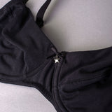 Reggiseno francese con ferretto - NERO - 1442