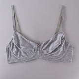 Reggiseno francese con ferretto - GRIGIO MELANGE - 1442