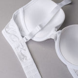 Push-up con coppe graduate e ferretto - BIANCO - 1444