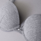 Push-up con coppe graduate e ferretto - GRIGIO MELANGE - 1444