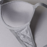 Push-up con coppe graduate e ferretto - GRIGIO MELANGE - 1444