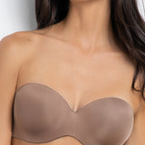 Fascia con coppe graduate, ferretto invisibile e spalline removibili - STONE - 1580