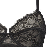 Reggiseno francese con ferretto - NERO - 1772