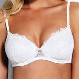Reggiseno con coppe graduate, senza ferretto - BIANCO - 1776