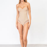Body con ferretto, coppe imbottite e spalline removibili - CIPRIA - 1852