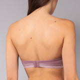 Reggiseno a fascia imbottito con ferretto in tessuto jacquard - MALVA - 1880