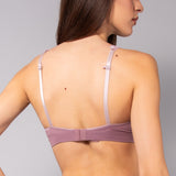 Reggiseno triangolo non imbottito senza ferretto in tessuto jacquard - MALVA - 1886