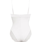 Body con coppe graduate, ferretto invisibile e spalline rimovibili - BIANCO - 1978