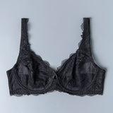 Reggiseno francese con ferretto e regolatore supplementare - NERO - 2442