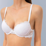 Push-up con coppe graduate e ferretto - BIANCO - 2444