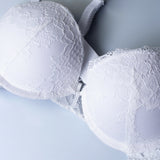 Push-up con coppe graduate e ferretto - BIANCO - 2444