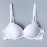 Push-up con coppe aria-gel, ferretto e spalline removibili - BIANCO - 2448