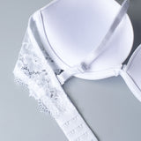 Push-up con coppe aria-gel, ferretto e spalline removibili - BIANCO - 2448