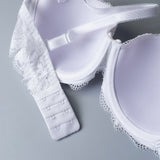 Fascia con coppe imbottite, ferretto e spalline removibili - BIANCO - 2450