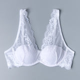 Bralette con coppe imbottite e ferretto - BIANCO - 2451