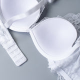 Bralette con coppe imbottite e ferretto - BIANCO - 2451