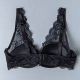 Bralette con coppe imbottite e ferretto - NERO - 2451