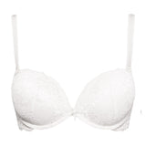 Push-up con coppe aria-gel, ferretto e spalline removibili - BIANCO - 2468