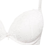 Push-up con coppe aria-gel, ferretto e spalline removibili - BIANCO - 2468
