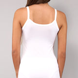 Canotta con Spalline Sottili in Modal - MILK - 6000