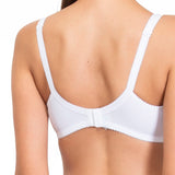 Reggiseno francese foderato in cotone, senza ferretto - BIANCO - 971