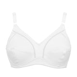 Reggiseno francese foderato in cotone, senza ferretto - BIANCO - 971