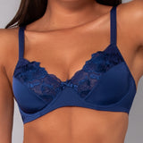 Reggiseno francese con ferretto - BLU - 7830