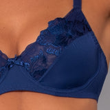 Reggiseno francese con ferretto - BLU - 7830