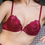 Push-up con coppe graduate e ferretto - CHERRY - 7834