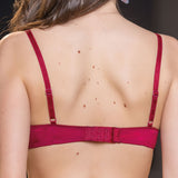 Push-up con coppe graduate e ferretto - CHERRY - 7834