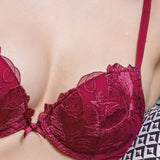 Push-up con coppe graduate e ferretto - CHERRY - 7834