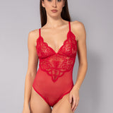 Body non imbottito senza ferretto - ROSSO - 7859