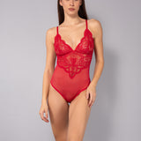 Body non imbottito senza ferretto - ROSSO - 7859