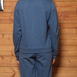 Tuta zip - DENIM MELANGE - 7 - DENIM MELANGE - SE14