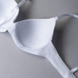 Reggiseno con coppe imbottite e ferretto invisibile - BIANCO - 1328