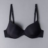 Reggiseno con coppe imbottite e ferretto invisibile - NERO - 1328