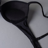 Push-up con coppe gel, ferretto invisibile e spalline removibili - NERO - 1344