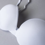 Push-up con coppe gel, ferretto invisibile e spalline removibili - BIANCO - 1344