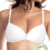 Reggiseno imbottito con ferretto - BIANCO - 1428