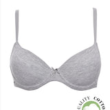 Reggiseno imbottito con ferretto - GRIGIO MELANGE - 1428