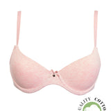 Reggiseno imbottito con ferretto - ROSA MELANGE - 1428