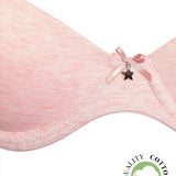 Reggiseno imbottito con ferretto - ROSA MELANGE - 1428