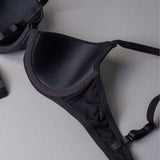 Reggiseno imbottito con ferretto - NERO - 1428
