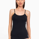 Canotta con spallina sottile - NERO - 1430