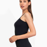 Canotta con spallina sottile - NERO - 1430